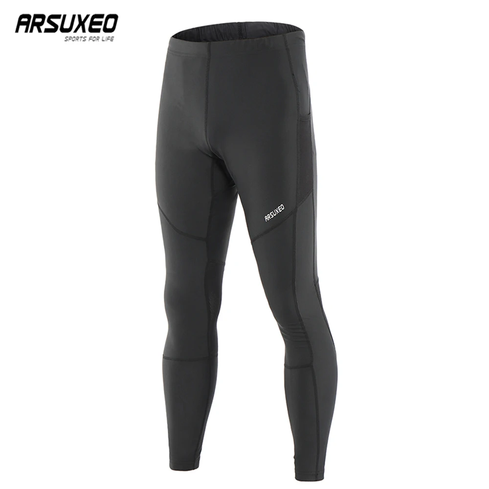 ARSUXEO Men Compression Running Tights Pants Spring Autumn Elastic Fitness Leggings Outdoor Sports Trousers Reflective P9018
ARSUXEO Men Compression Running Tights Pants Spring Autumn Elastic Fitness Leggings Outdoor Sports Trousers Reflective P9018