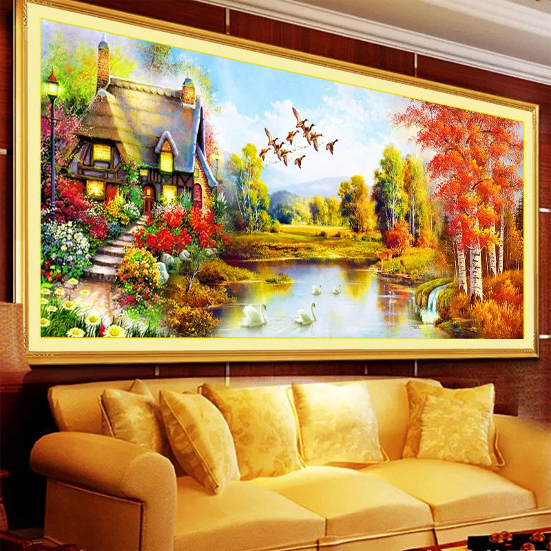 Diamond Embroidery, European Style Landscape Diamond Painting, Living Room Decor Painting, Full Drilling, Pasting Cross Stitch
Diamond Embroidery, European Style Landscape Diamond Painting, Living Room Decor Painting, Full Drilling, Pasting Cross Stitch