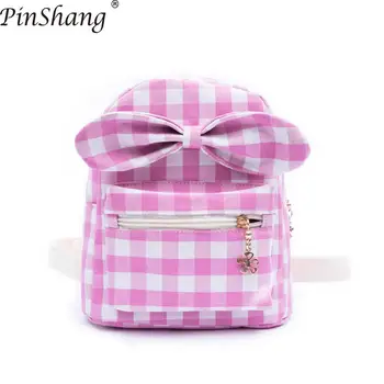 PinShang Girl Backpack Cute Plaid Pattern Canvas Fashionable Double-Shoulder Bag Bowknot Design Casual Bag Backpack for Girl Z30
PinShang Girl Backpack Cute Plaid Pattern Canvas Fashionable Double-Shoulder Bag Bowknot Design Casual Bag Backpack for Girl Z30