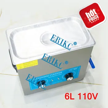 ERIKC Fuel Injection Ultrasonic Cleaner Tester 6L, 110V Common Rail Diesel Injector Engine Parts Cleaning Machine E1024048
ERIKC Fuel Injection Ultrasonic Cleaner Tester 6L, 110V Common Rail Diesel Injector Engine Parts Cleaning Machine E1024048