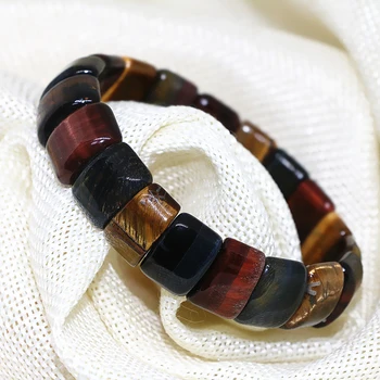 New fashion natural multicolor tiger eyes stone rectangle beads 11*15mm women men high grade bracelet jewels 7.5inchB1681
New fashion natural multicolor tiger eyes stone rectangle beads 11*15mm women men high grade bracelet jewels 7.5inchB1681
