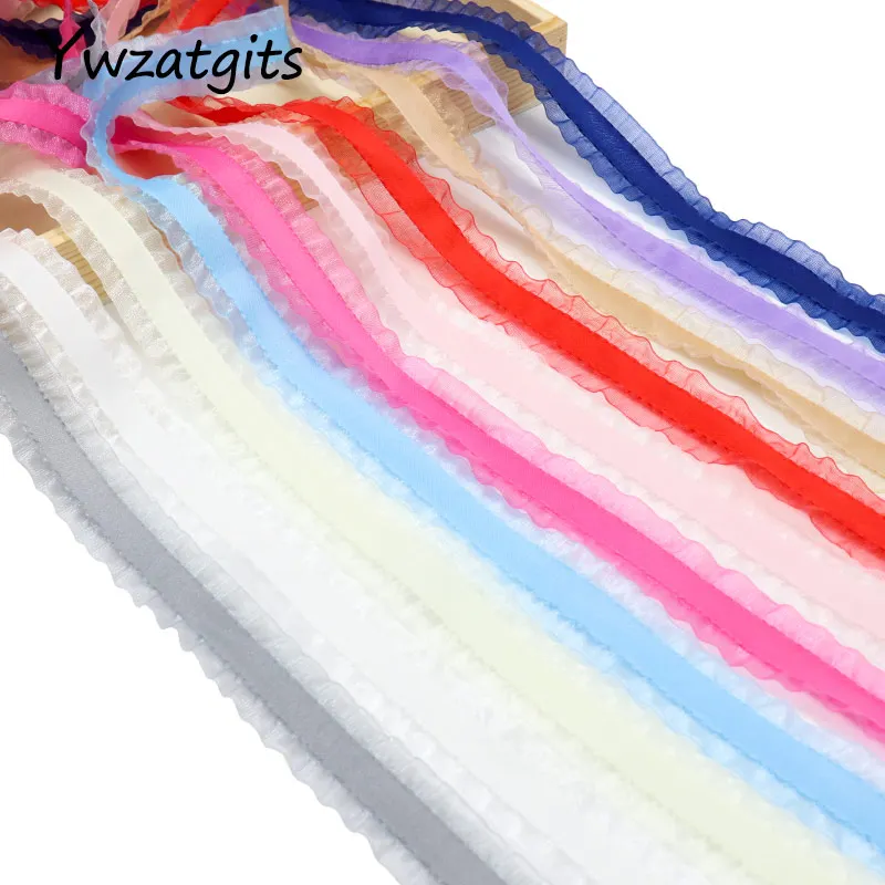 5yards 25mm Satin Organza Lace Fabric Fold Ribbons Wrapping Sewing Garment Wedding Decoration Headdress Accessories YP0403
5yards 25mm Satin Organza Lace Fabric Fold Ribbons Wrapping Sewing Garment Wedding Decoration Headdress Accessories YP0403