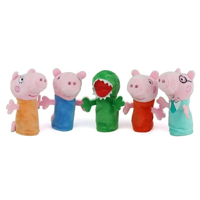5pcs Genuine peppa pig 2018 Brinquedo Finger Puppet Characters Doll Kids Toys Gift To Appease Early Childhood Finger Puppet Hot
5pcs Genuine peppa pig 2018 Brinquedo Finger Puppet Characters Doll Kids Toys Gift To Appease Early Childhood Finger Puppet Hot