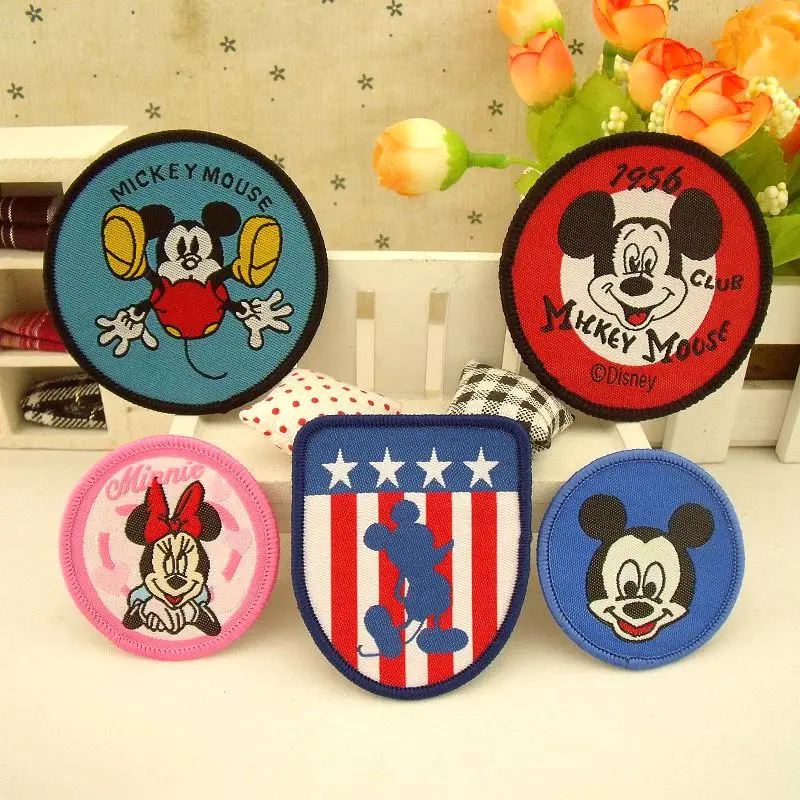 shoulder emblem Embroidered sew-on Patches Cloth Sewing DIY Applique Sticker handmade Cartoon decoration Minnie Mickey armband
shoulder emblem Embroidered sew-on Patches Cloth Sewing DIY Applique Sticker handmade Cartoon decoration Minnie Mickey armband