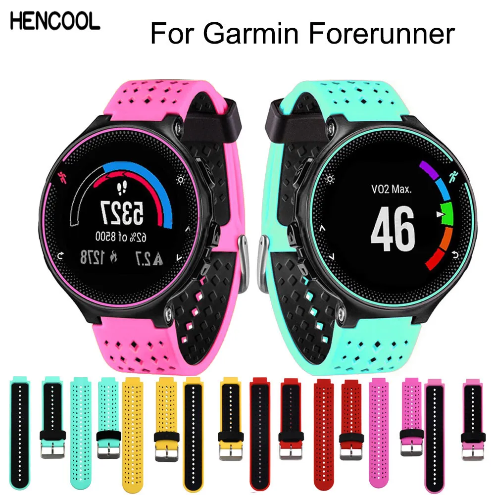 Сменные силиконовые Ремешки для наручных часов Garmin Forerunner 220 230 235 630 620 735XT ремешок с