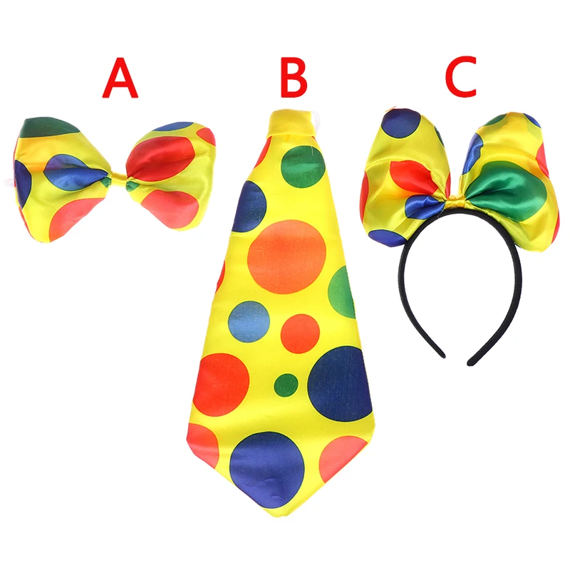 Funny Big Polka Dot Clown Necktie For Adults Cosplay Performance Props Party Favor Christmas Decorations
Funny Big Polka Dot Clown Necktie For Adults Cosplay Performance Props Party Favor Christmas Decorations