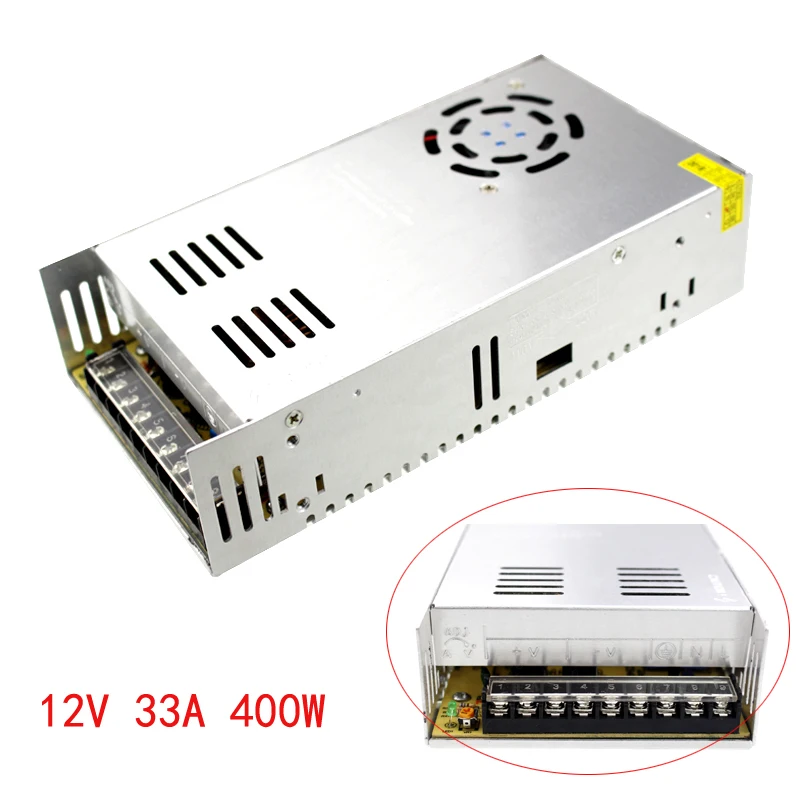Constant current led driver dc 12v power supply unit 400W 33A ac dc 12v transformador de 220v 12v power supply for led strip
Constant current led driver dc 12v power supply unit 400W 33A ac dc 12v transformador de 220v 12v power supply for led strip