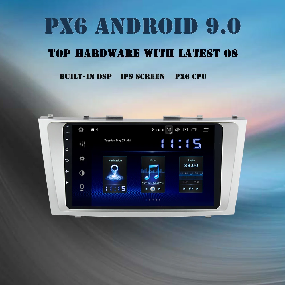Car 1 din Android 9.0 multimedia for Toyota Camry 40 Camry 2006-2011 autoadio Stereo with 4Gb+64Gb built-in HDMI DSP output GPS
Car 1 din Android 9.0 multimedia for Toyota Camry 40 Camry 2006-2011 autoadio Stereo with 4Gb+64Gb built-in HDMI DSP output GPS