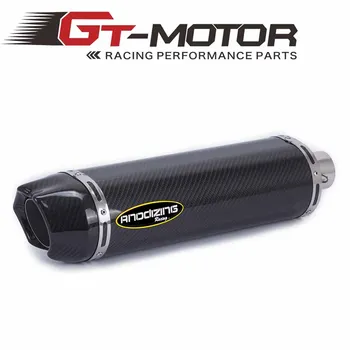 GT Motor - Universal New Motorcycle Carbon Fiber Exhaust Scooter Modified 36-51mm exhaust Muffler FOR KAWASAKI Exhaust Pipe
GT Motor - Universal New Motorcycle Carbon Fiber Exhaust Scooter Modified 36-51mm exhaust Muffler FOR KAWASAKI Exhaust Pipe