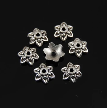 Wholesale Charms Accessories 8*8mm 100pcs/lot Metal Alloy Antique Silver Vintage Hollow Flower Bead Caps For Jewelry DIY Making
Wholesale Charms Accessories 8*8mm 100pcs/lot Metal Alloy Antique Silver Vintage Hollow Flower Bead Caps For Jewelry DIY Making