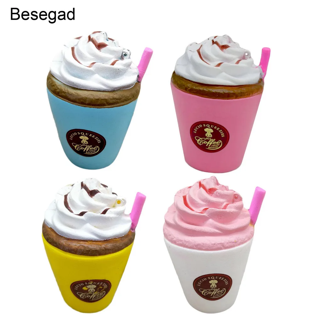 Besegad Jumbo Cute Kawaii Soft Squishy Simulation Cream Cup Slow Rising Squeeze Toy for Children Adults Relieves Stress Anxiety
Besegad Jumbo Cute Kawaii Soft Squishy Simulation Cream Cup Slow Rising Squeeze Toy for Children Adults Relieves Stress Anxiety