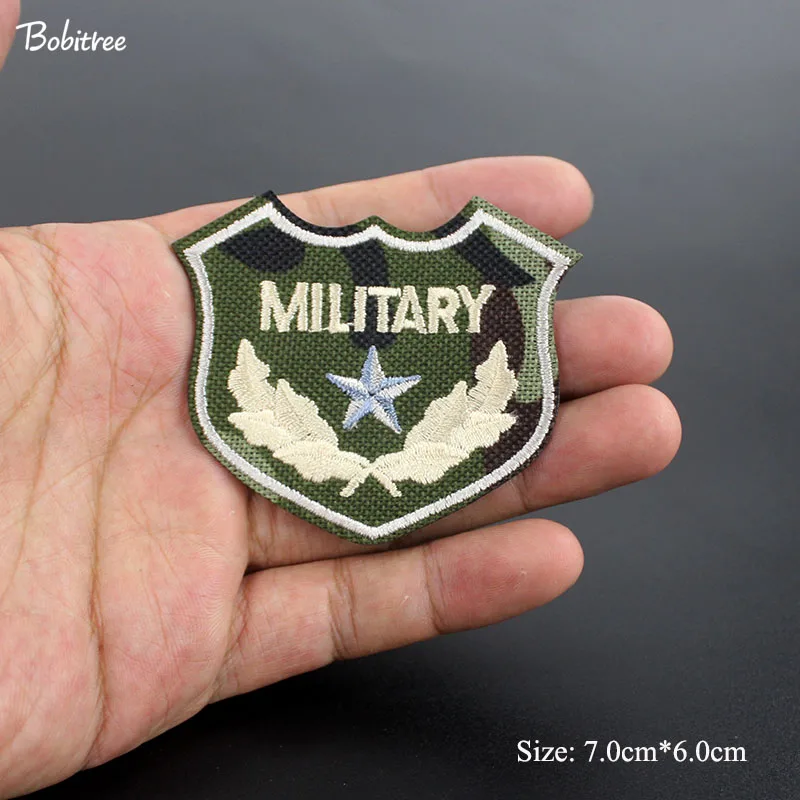 Армейские военные нашивки вышивка утюгом на шитье флаг американской военной