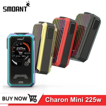 Original Smoant Charon Mini Box Mod 225W Vape electronic cigarettes Powered By Dual 18650 Battery 2.0 UI full screen TCR TC Vape
Original Smoant Charon Mini Box Mod 225W Vape electronic cigarettes Powered By Dual 18650 Battery 2.0 UI full screen TCR TC Vape