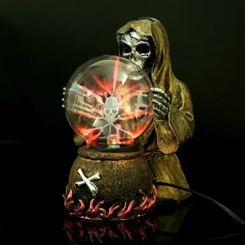 Witch & Skeleton Electrostatic Plasma Ball Sphere Light Magic Crystal And holiday Lamp for Household/Office Desktop Decorations
Witch & Skeleton Electrostatic Plasma Ball Sphere Light Magic Crystal And holiday Lamp for Household/Office Desktop Decorations