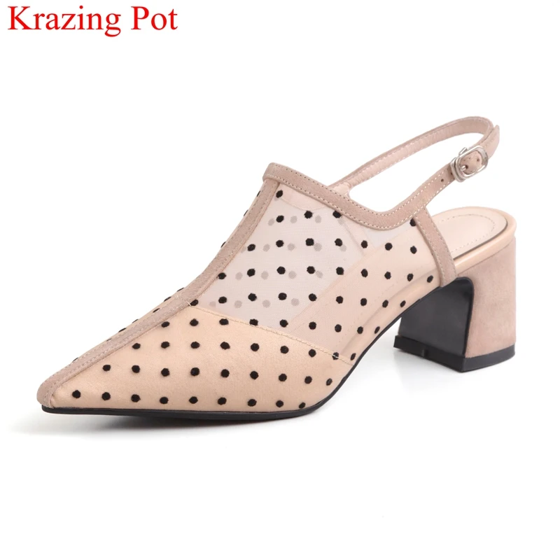 2019 big size pointed toe air mesh high heels breathable elegant women pumps back strap sweet brand office lady summer shoes L33
2019 big size pointed toe air mesh high heels breathable elegant women pumps back strap sweet brand office lady summer shoes L33