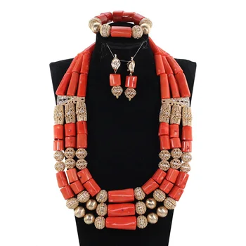 Dubai Gold Statement Original Coral African Wedding Jewelry Set Nigerian Coral Beads Women Jewelry Set Free Shipping CNR350
Dubai Gold Statement Original Coral African Wedding Jewelry Set Nigerian Coral Beads Women Jewelry Set Free Shipping CNR350