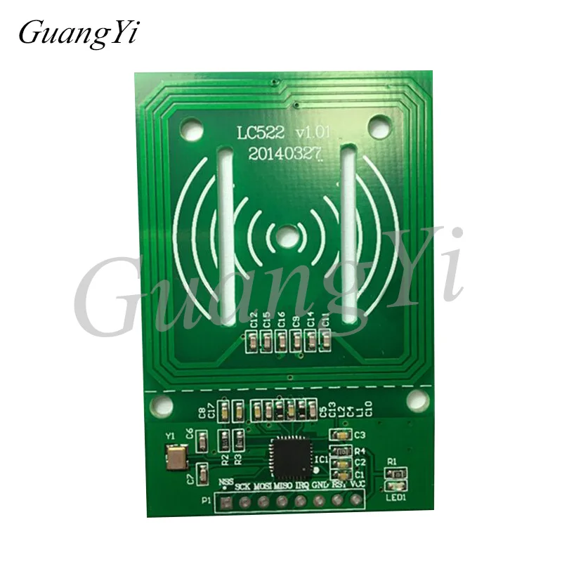 RC522 Card Reader Module RFID Radio Frequency IC Card Sensor Module 13.56 Mega Card Reader SPI Card Module
RC522 Card Reader Module RFID Radio Frequency IC Card Sensor Module 13.56 Mega Card Reader SPI Card Module