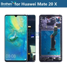 Écran tactile LCD TFT de remplacement, assemblage d'accessoires pour Huawei Mate 20 X EVR-L29 EVR-AL00 TL00=