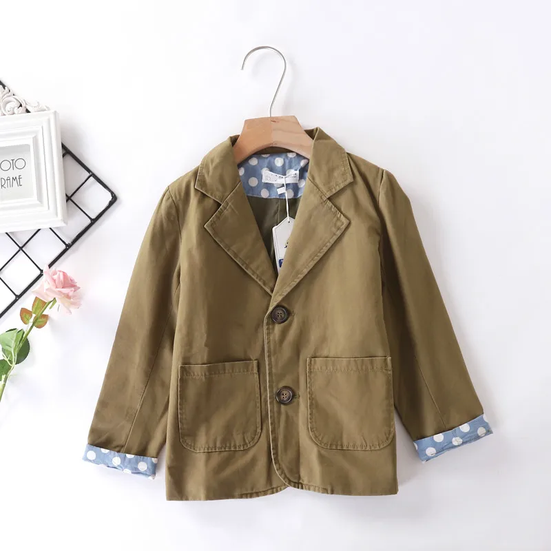 Spring and Autumn New Boys Jacket 3-7Y Cotton Solid Color Long Sleeve Button Suit Children's Clothes free shipping
Spring and Autumn New Boys Jacket 3-7Y Cotton Solid Color Long Sleeve Button Suit Children's Clothes free shipping