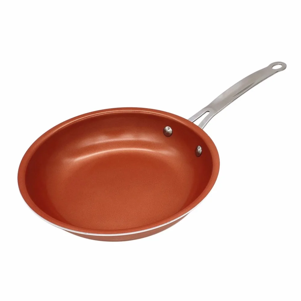 Scratch-resistant Non-stick Copper Frying Pan With Ceramic Coating No Oil-smoke Kitchen Cooking Tool 20cm Stainless Steel Pan
Scratch-resistant Non-stick Copper Frying Pan With Ceramic Coating No Oil-smoke Kitchen Cooking Tool 20cm Stainless Steel Pan