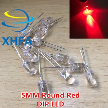 5mm Red LED Round Light Emitting Diode Transparent Ultra Bright Lamp Bead Plug-in DIY Kit Practice Wide Angle 5 mm
5mm Red LED Round Light Emitting Diode Transparent Ultra Bright Lamp Bead Plug-in DIY Kit Practice Wide Angle 5 mm