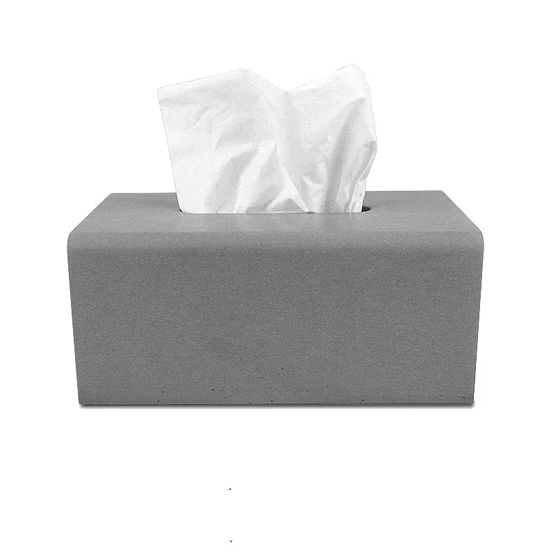 Creative pure concrete production industrial wind tissue box Vintage pastoral decoration paper towel box
Creative pure concrete production industrial wind tissue box Vintage pastoral decoration paper towel box