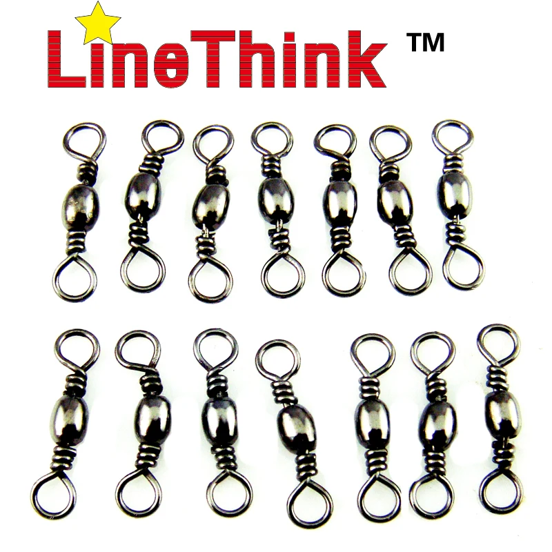 100PCS/LOT LineThink Brand Fishing Swivel Barrel Swivel Fishing Lure Accessories Terminal Fishing Tackle
100PCS/LOT LineThink Brand Fishing Swivel Barrel Swivel Fishing Lure Accessories Terminal Fishing Tackle