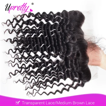 Upretty 13x4 Transparent Lace Frontal Brazilian Deep Wave Curly Remy Human Hair Preplucked Lace Frontal Closure Bleached Knot
Upretty 13x4 Transparent Lace Frontal Brazilian Deep Wave Curly Remy Human Hair Preplucked Lace Frontal Closure Bleached Knot