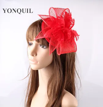 Red Or 17 Colors kentucky derby sinamay hats nice feather flower lady fascinators craft bridal women headbands accessories
Red Or 17 Colors kentucky derby sinamay hats nice feather flower lady fascinators craft bridal women headbands accessories
