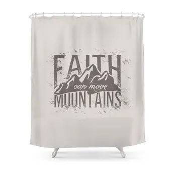 Faith Can Move Mountains Shower Curtain Waterproof Polyester Fabric Bathroom Decor Multi-Size Shower Curtain
Faith Can Move Mountains Shower Curtain Waterproof Polyester Fabric Bathroom Decor Multi-Size Shower Curtain