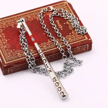 10pcs/lot Movie jewelry unique design Suicide Squad necklace baseball bat baseball bat collar necklace Jewelry charm Souvenir
10pcs/lot Movie jewelry unique design Suicide Squad necklace baseball bat baseball bat collar necklace Jewelry charm Souvenir