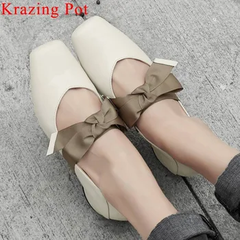 2019 sweet preppy style mixed colors natural leather low heels butterfly-knot decoration slip on square toe dating pumps L81
2019 sweet preppy style mixed colors natural leather low heels butterfly-knot decoration slip on square toe dating pumps L81