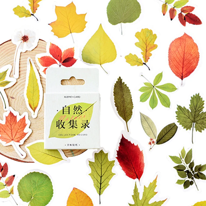 46Pcs/lot Natural Collection Record Decoration Adhesive Stickers Diy Leaf Stickers Diary Sticker Scrapbook Kawaii Stickers
46Pcs/lot Natural Collection Record Decoration Adhesive Stickers Diy Leaf Stickers Diary Sticker Scrapbook Kawaii Stickers