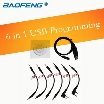 10 PCS 6 in 1 USB Programming Cable for Motorola YAESU HYT ICOM BAOFENG KENWO Two Way Radio With Programming Software
10 PCS 6 in 1 USB Programming Cable for Motorola YAESU HYT ICOM BAOFENG KENWO Two Way Radio With Programming Software