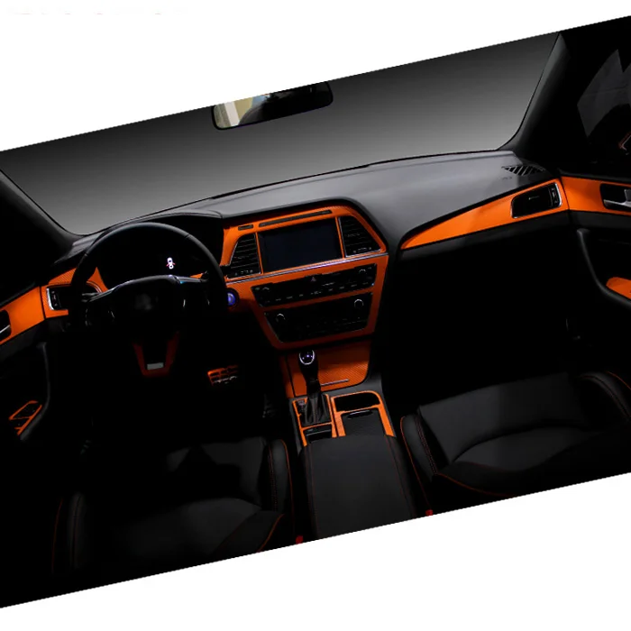 Car-Styling Brand New Car Interior Center Console Color Change Carbon Fiber Molding Sticker Decals For Hyundai Sonata 9
Car-Styling Brand New Car Interior Center Console Color Change Carbon Fiber Molding Sticker Decals For Hyundai Sonata 9