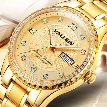 VALLKIN Brand Men Watches Automatic Mechanical Watch Luminous Sport Clock Casual Business Retro Wristwatch Relojes Hombre
VALLKIN Brand Men Watches Automatic Mechanical Watch Luminous Sport Clock Casual Business Retro Wristwatch Relojes Hombre