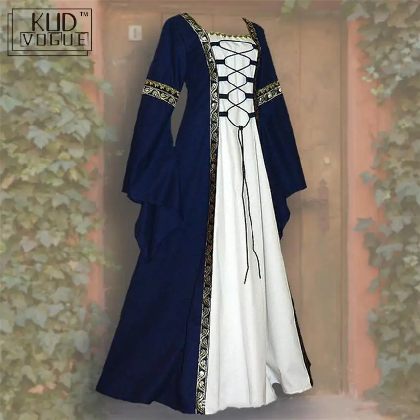 Women Victorian Gothic Medieval Dress Halloween Costume Carnival Retro Long Robe Noble Princess Palace Party Plus Size Cosplay
Women Victorian Gothic Medieval Dress Halloween Costume Carnival Retro Long Robe Noble Princess Palace Party Plus Size Cosplay