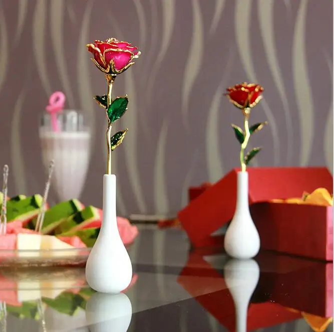 Plating 24k gold rose with Vases and high-end gift box set Gold rose of the lacquer that bake free shipping DT22
Plating 24k gold rose with Vases and high-end gift box set Gold rose of the lacquer that bake free shipping DT22