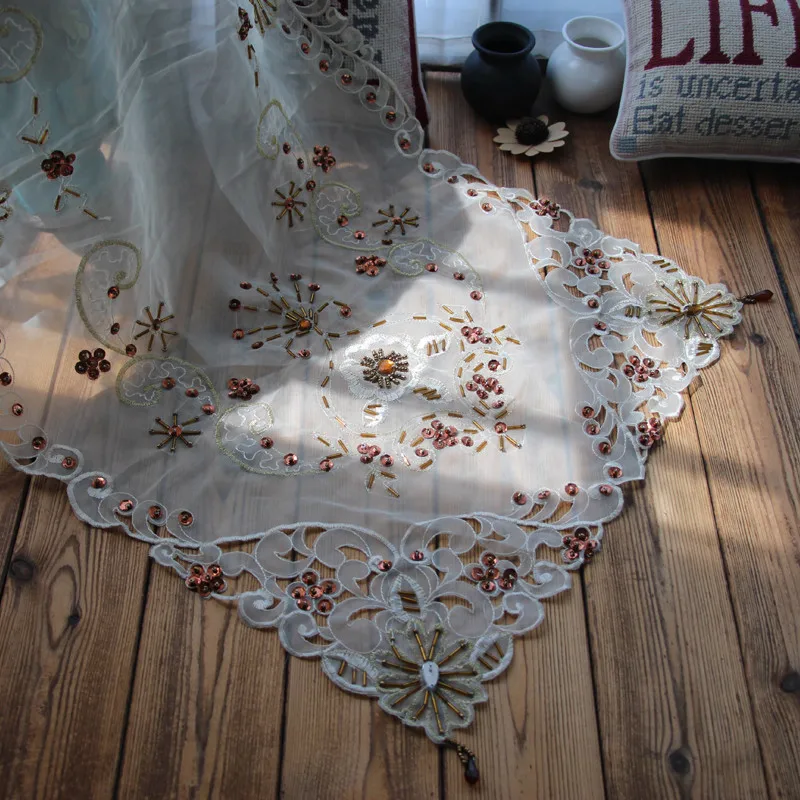 Free Shipping New lace Tablecloth 43x95cmTable Runner Table mat Coffee Tea Mat Placemat for Dining Gift Wedding Christmas
Free Shipping New lace Tablecloth 43x95cmTable Runner Table mat Coffee Tea Mat Placemat for Dining Gift Wedding Christmas