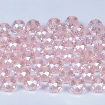4 6 8mm Pink AB Czech Facet Rondelle Glass Beads Jewelry Making DIY Crystal Spacer Beads for Bracelets Loose Bead Wholesale
4 6 8mm Pink AB Czech Facet Rondelle Glass Beads Jewelry Making DIY Crystal Spacer Beads for Bracelets Loose Bead Wholesale