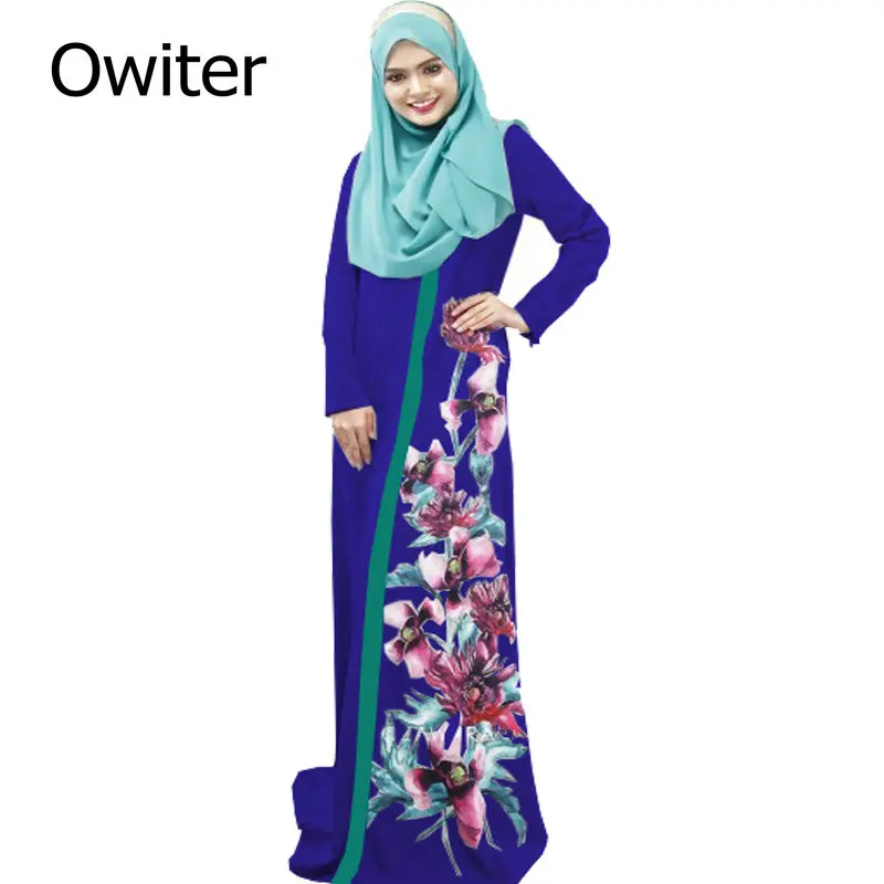 2018 Latest Muslim Womens Abaya Dress O-Neck Long Sleeve Floor-Length Loose Printed Islamic jilbab hijab Kaftan Womens Clothing
2018 Latest Muslim Womens Abaya Dress O-Neck Long Sleeve Floor-Length Loose Printed Islamic jilbab hijab Kaftan Womens Clothing