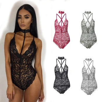 Summer Women Sexy Lace Bodysuits Free Shipping Halter Collar Skinny Swimwear Sexy Club Bodysuits
Summer Women Sexy Lace Bodysuits Free Shipping Halter Collar Skinny Swimwear Sexy Club Bodysuits