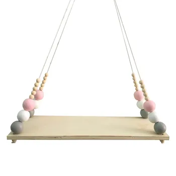 Kids Baby Room Nordic Style Wooden Bead Tassels Wood Beads Board Hanging Storage Shelf Kids Room Nursery
Kids Baby Room Nordic Style Wooden Bead Tassels Wood Beads Board Hanging Storage Shelf Kids Room Nursery