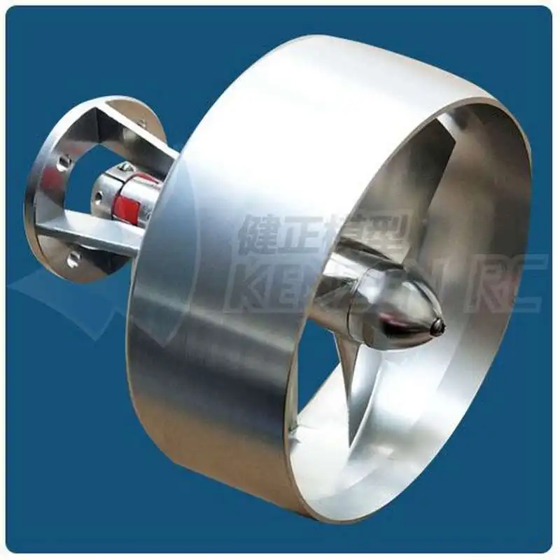 Dia 126mm 3 Blades Kort Nozzle Ducted Propeller Assembly for Electric Motor Underwater Thruster Robot ROV AUV Submarine RC Boats
Dia 126mm 3 Blades Kort Nozzle Ducted Propeller Assembly for Electric Motor Underwater Thruster Robot ROV AUV Submarine RC Boats