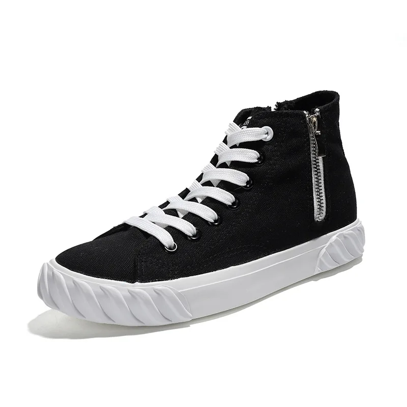 Fashion Sneakers 2019 New Zipper High Top Canvas Shoes Women Casual Shoes White Flat Female Basket Femme Lace Up Trainers Women
Fashion Sneakers 2019 New Zipper High Top Canvas Shoes Women Casual Shoes White Flat Female Basket Femme Lace Up Trainers Women