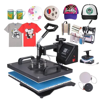 Double Display 10 in 1 Combo Heat Press Machine Sublimation Printer Thermal Transfer Cloth Cap Mug Plate Tshirt Printing Machine
Double Display 10 in 1 Combo Heat Press Machine Sublimation Printer Thermal Transfer Cloth Cap Mug Plate Tshirt Printing Machine