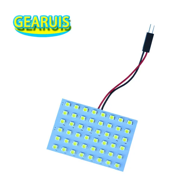 50 компл. Купольный панельный светильник 48 SMD 1210 3528 Светодиодный светильник для чтения салона автомобиля с гирляндой T10 2 адаптер Белый Синий DC 12V
50 компл. Купольный панельный светильник 48 SMD 1210 3528 Светодиодный светильник для чтения салона автомобиля с гирляндой T10 2 адаптер Белый Синий DC 12V