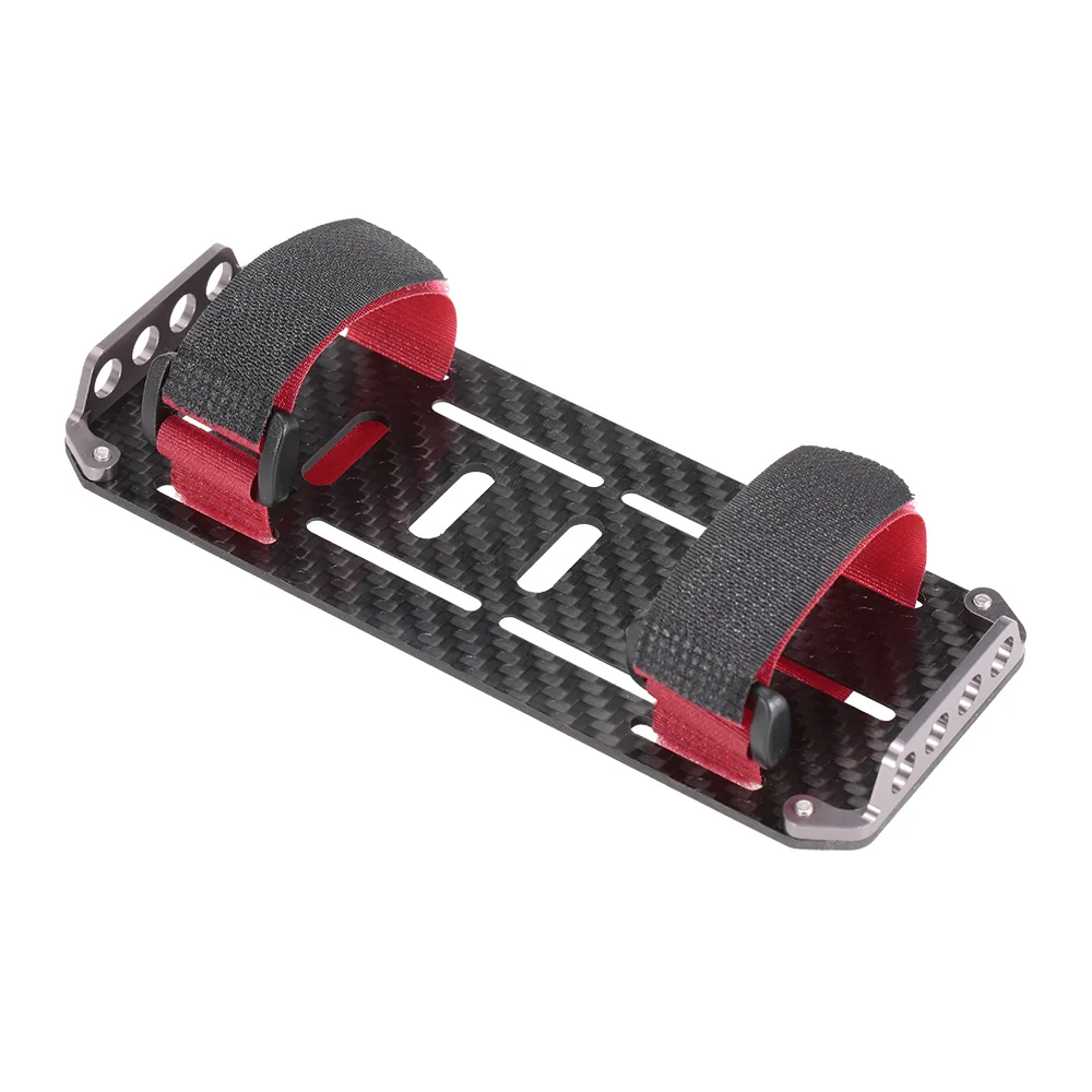 Black Carbon Fiber Battery Mounting Plate for RC Car 1:10 Scale RC Crawler Cars Axial SCX10 CC01 F350 D90 RC4WD Model Toy Part
Black Carbon Fiber Battery Mounting Plate for RC Car 1:10 Scale RC Crawler Cars Axial SCX10 CC01 F350 D90 RC4WD Model Toy Part
