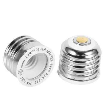E27 E26 To E12 Lamp Base Bulb Lamp Holder Adapter Converter Heat Resistant No Fire Hazard 250V 1000W Max
E27 E26 To E12 Lamp Base Bulb Lamp Holder Adapter Converter Heat Resistant No Fire Hazard 250V 1000W Max
