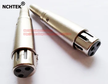 NCHTEK XLR Female to 1/4" Stereo TRS Female Adapter Plug , 6.35mm Jack to XLR 3pin Female Audio Connector ,5pcs , Free shipping
NCHTEK XLR Female to 1/4" Stereo TRS Female Adapter Plug , 6.35mm Jack to XLR 3pin Female Audio Connector ,5pcs , Free shipping